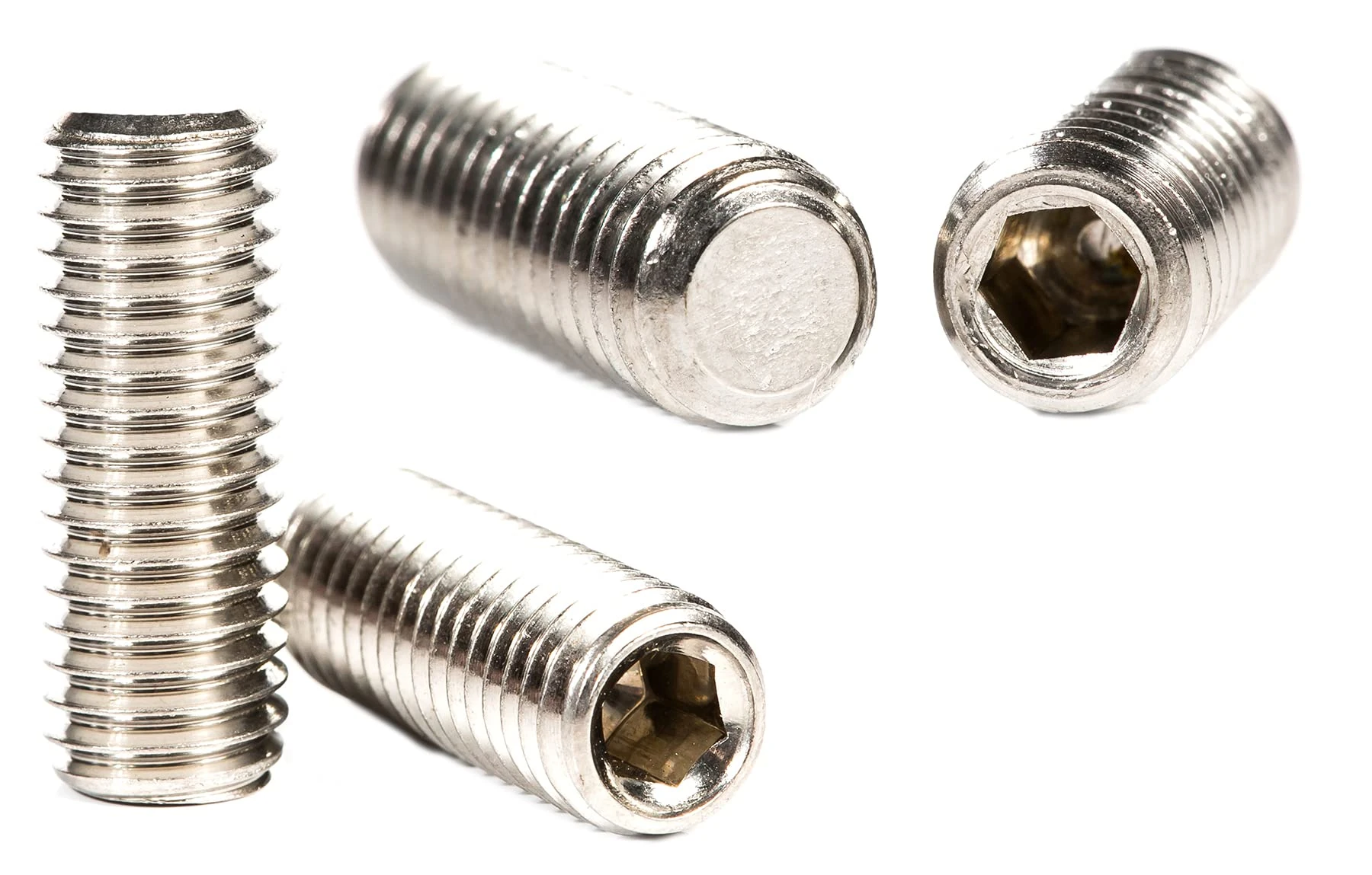 M5 (5mm x 5mm) Grub Screws Flat Point Stainless Steel Set Screw Metric Thread Allen Socket Key (Pack of 20) G04BCD