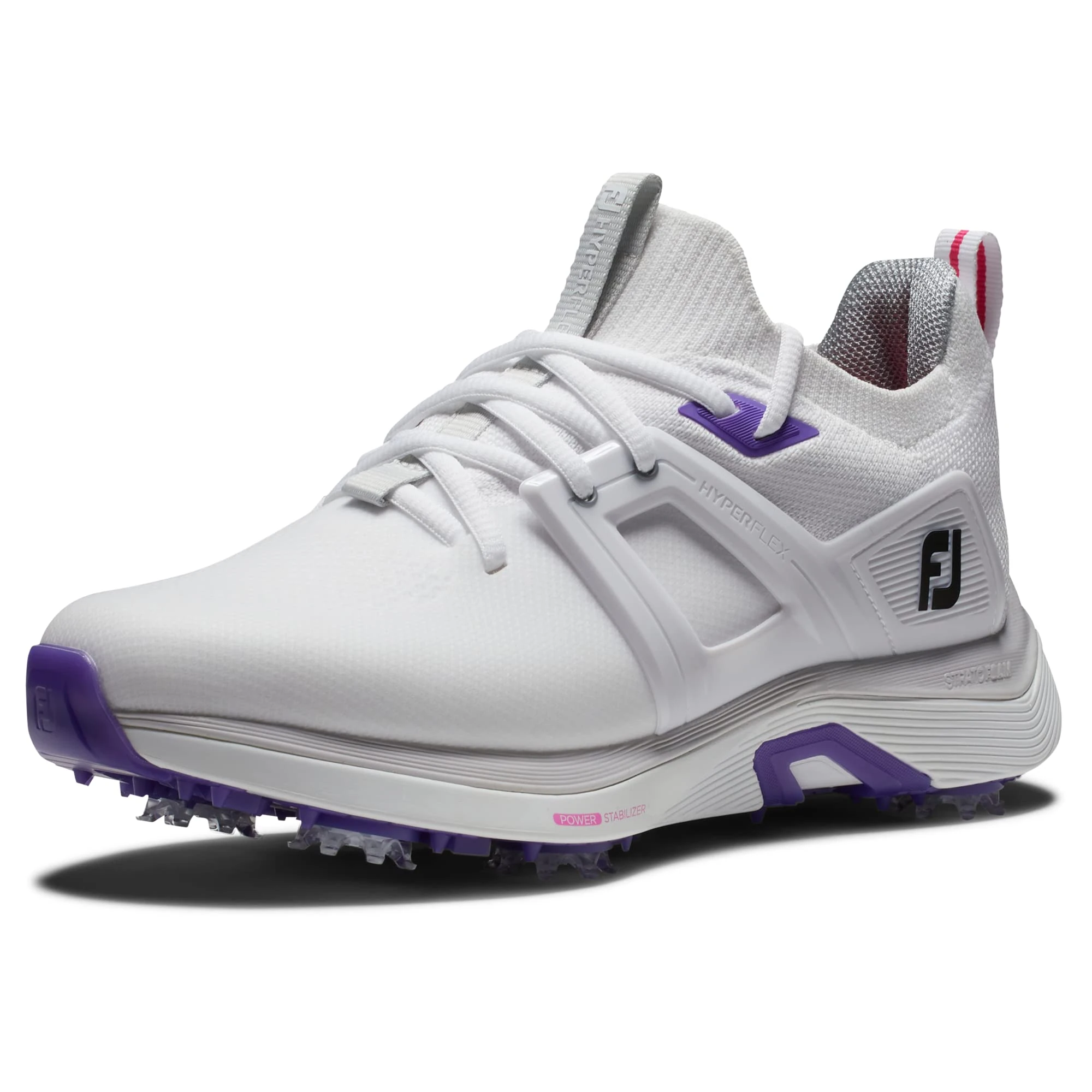 FootJoy HyperFlex White/Purple/Grey, 4.5 UK Medium