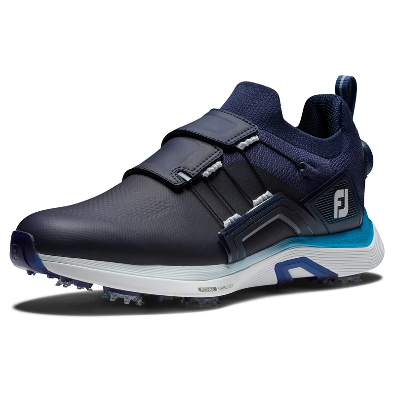 FootJoy Men's Hyperflex Golf Shoe, Navy Blue White, 6.5 UK
