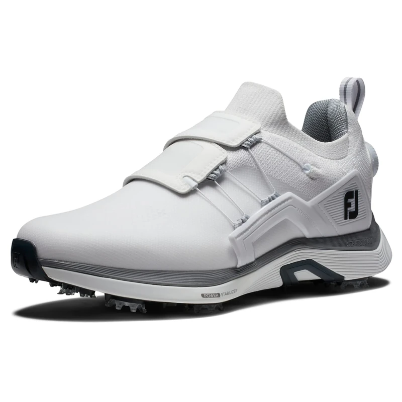 FootJoy Men's Hyperflex Golf Shoe, White White Grey, 10 UK