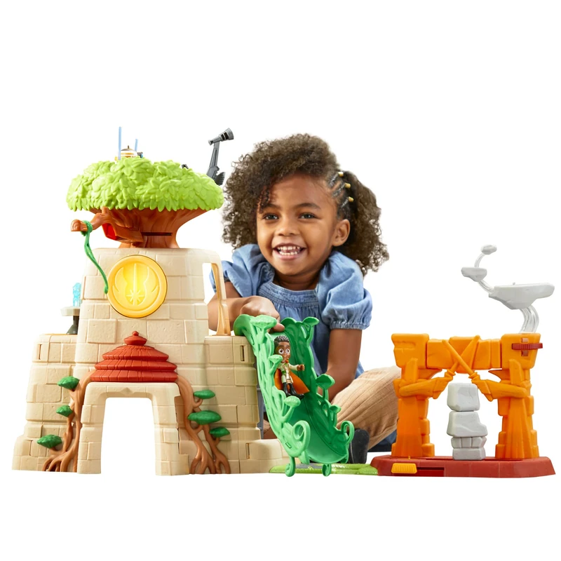 Star Wars Tenoo Jedi Temple 50.8-cm-tall Playset with Action Figures - Image 1
