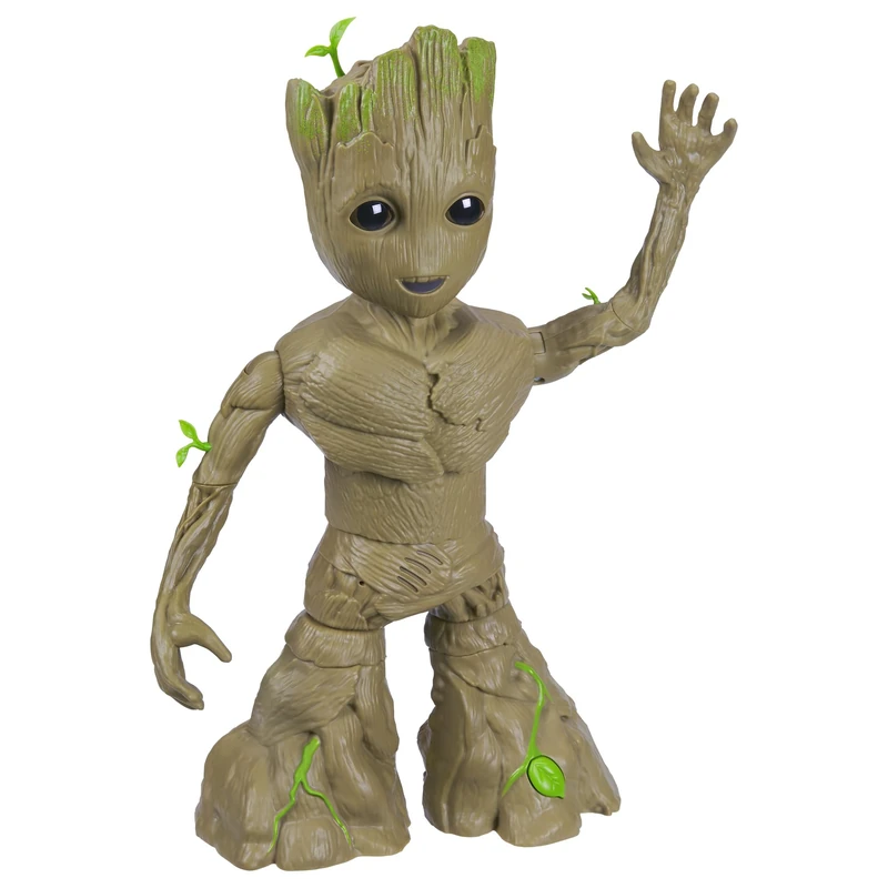 Marvel Studios I Am Groot Groove 'N Grow Groot, 34-cm Interactive Action Figure, Super Hero Toys - Image 1