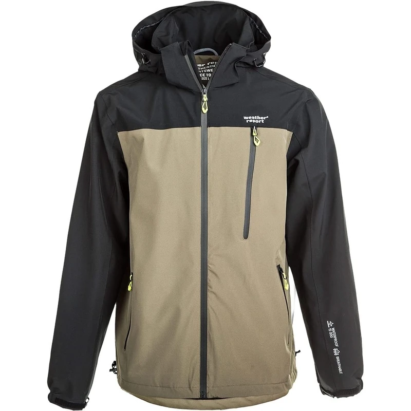 Weather Report Men's Delton rain Jacket, 5056A Tarmac, M