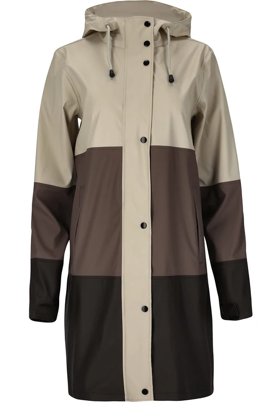WEATHER REPORT Women's Agneta Raincoat, Shale Mud, 36 (EU) - Image 1