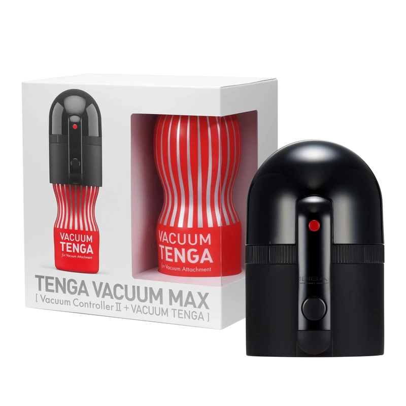 Tenga Vacuum Max Masturbator Black 12x7.6x9/15 cm