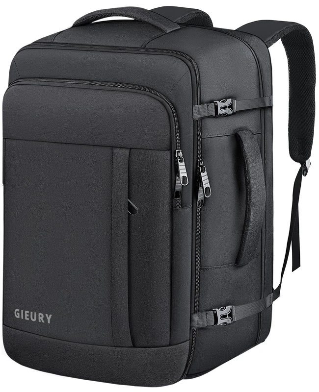 Gieury Carry On Backpack, 50L Travel Backpack, Luggage Backpack TSA Flight Approved Laptop Backpack for Men & Women, XL, Carry on - Image 1