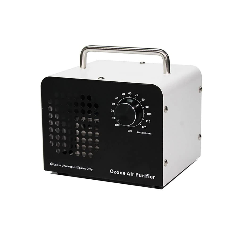 Ozone Generator 5000mg/h Home Air Ionizers Ozonator Air Purifier O3 Deodorizer for Home Room Bar Farms Cars and Pets (white)