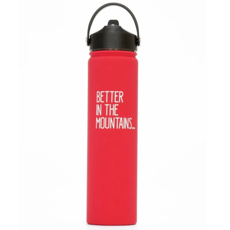 TSL Gourde ISOTHERME, Unisex Adult Thermal Bottle, Red, 0.75 L
