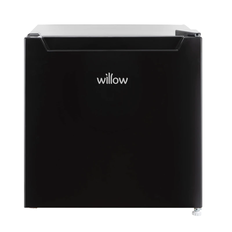 Willow WMF46B 46L Mini Tabletop Fridge with Chill Box, 2 Year Warranty, Adjustable Thermostat, Mark-Proof Finish - Black