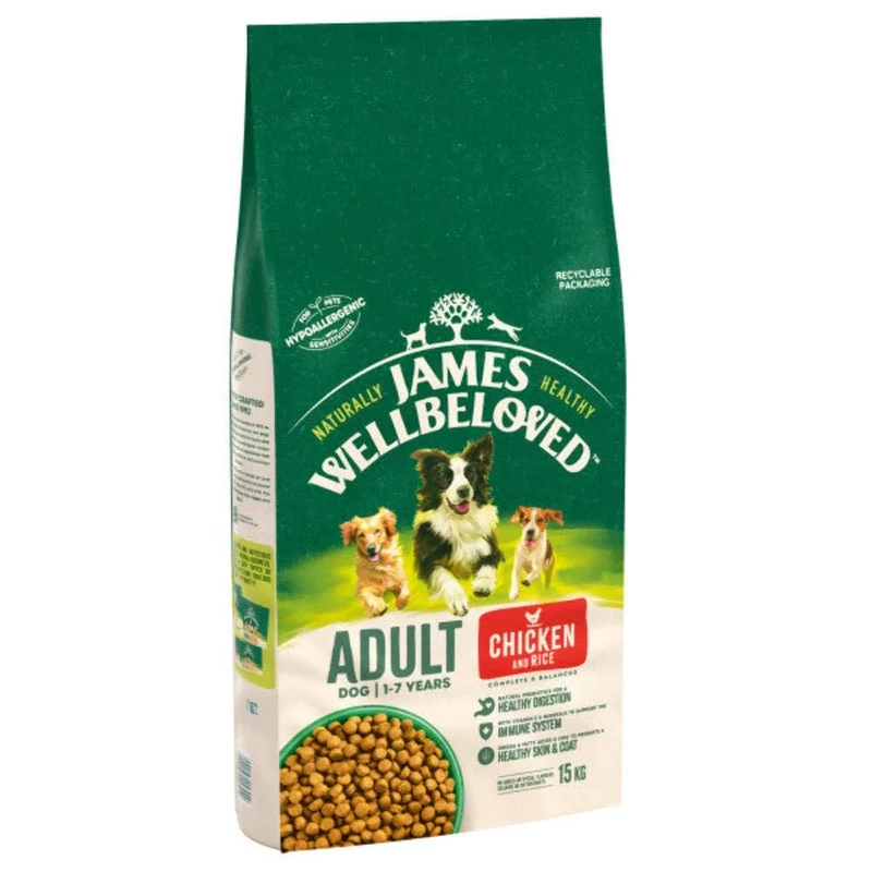 James Wellbeloved Dog Adult Chicken & Rice 15kg