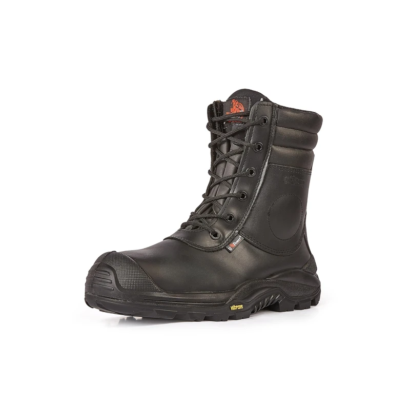 U-Power UM70354 Linea Concept-M Model Mleopard UK Safety Shoes, S3 HRO SRC CI, Black, 44 Sizes