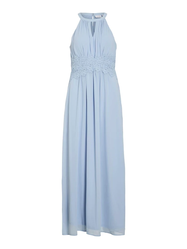 Vila Maxi Dress VIMILINA Halter Neck 34, Kentucky Blue 1, 34