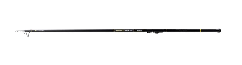 Mitchell Epic MX2 Bombard Fishing Rod | Lightweight Long-Distance Casting Rod for Sea & Freshwater | Carbon Construction | Ideal for Mackerel, Bass, Pike & Surf Fishing | Black/Gold, 3.9m | 20-60g