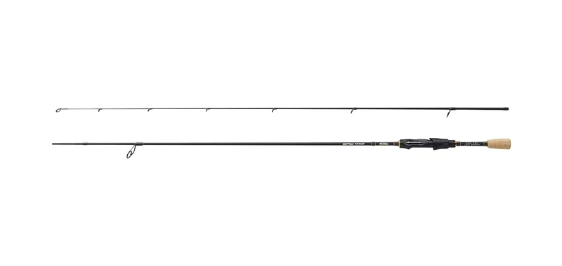 Mitchell Epic MX2 Spinning Rod – Lightweight Carbon Fishing Rod for Freshwater & Lure Angling | Fast Action, EVA Handle | Ideal for Trout, Perch & Predator Fishing | Black/Gold, 1.5m, 5g - Image 1
