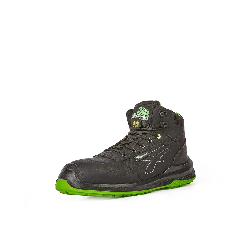 U-POWER | Scarpe Antinfortunistiche Alte Niagara UK S ESD S3S CI FO SR, Puntale Composito, Antiperforazione Tessile No Metal