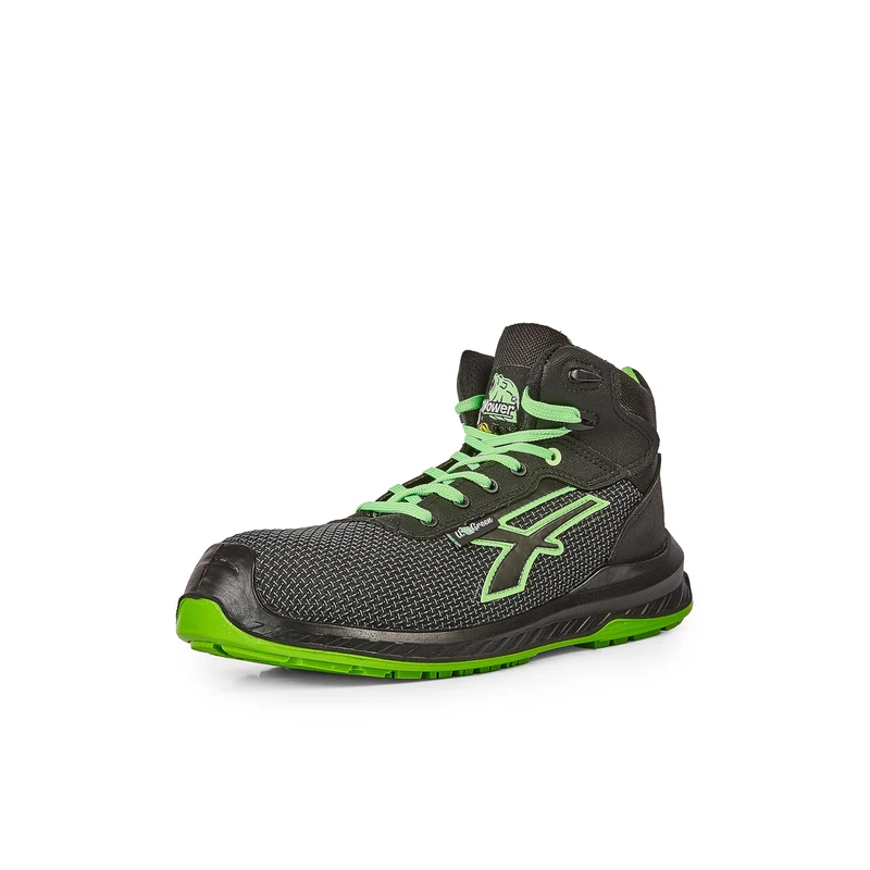 U-POWER | Scarpe Antinfortunistiche Alte Lake UK S3S CI FO SR, Puntale Composito, Antiperforazione Tessile No Metal