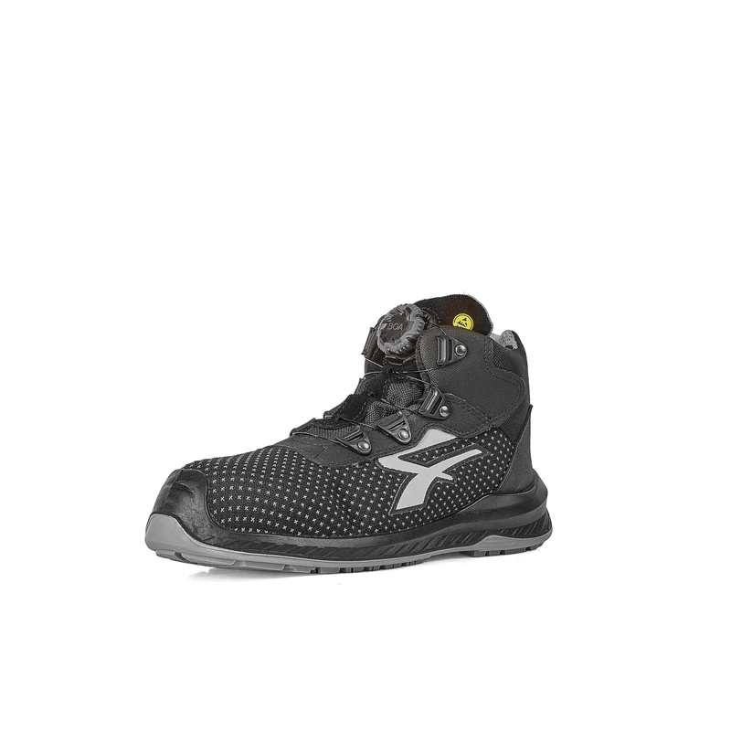 U-POWER | Scarpe Antinfortunistiche Alte Panama S3 CI FO SR, Puntale Composito, Antiperforazione Tessile No Metal