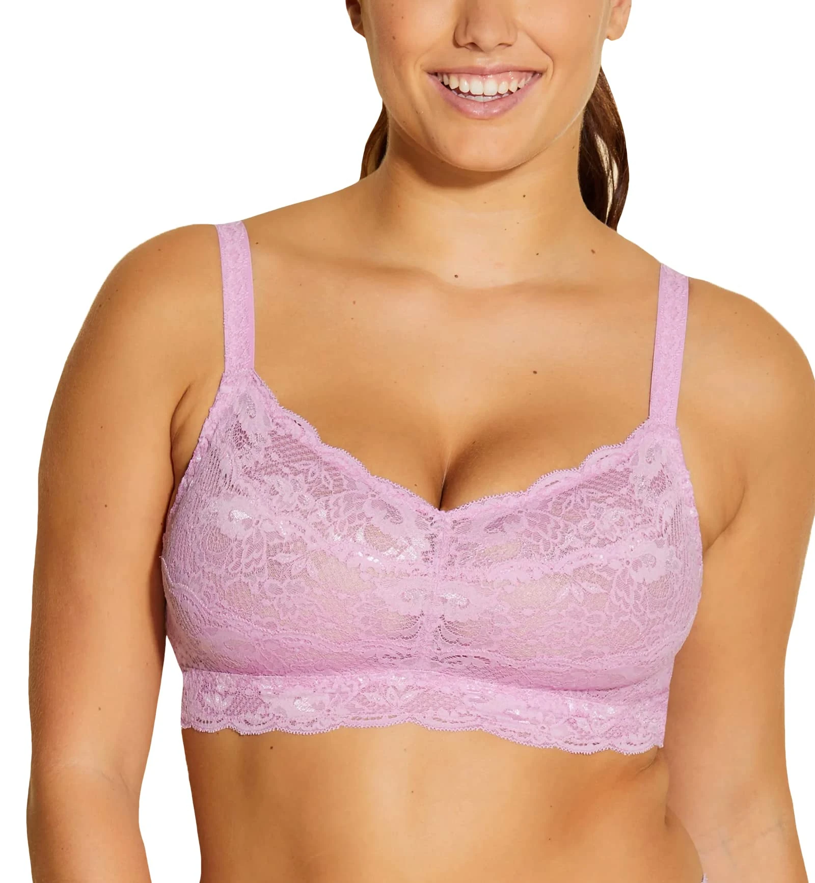 Cosabella Women's Say Never Curvy Sweetie Bralette Bra, Opaque, Neela Flower, XS