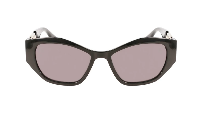 Karl Lagerfeld Women's Sunglasses KL6086S - Black with Solid Smoke Lens