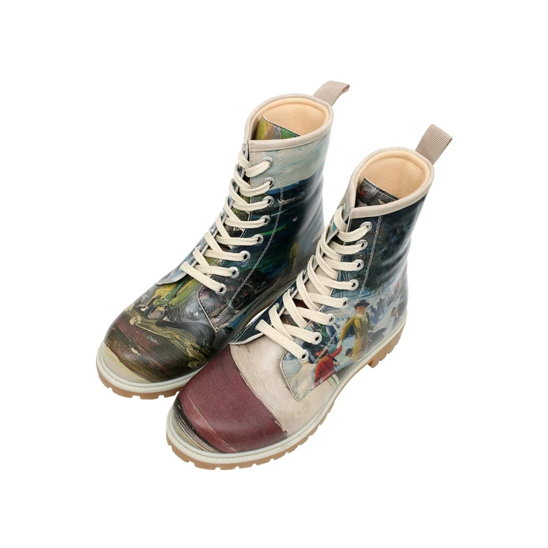 DOGO Women's Long Fashion Boot, Beige, 6 UK