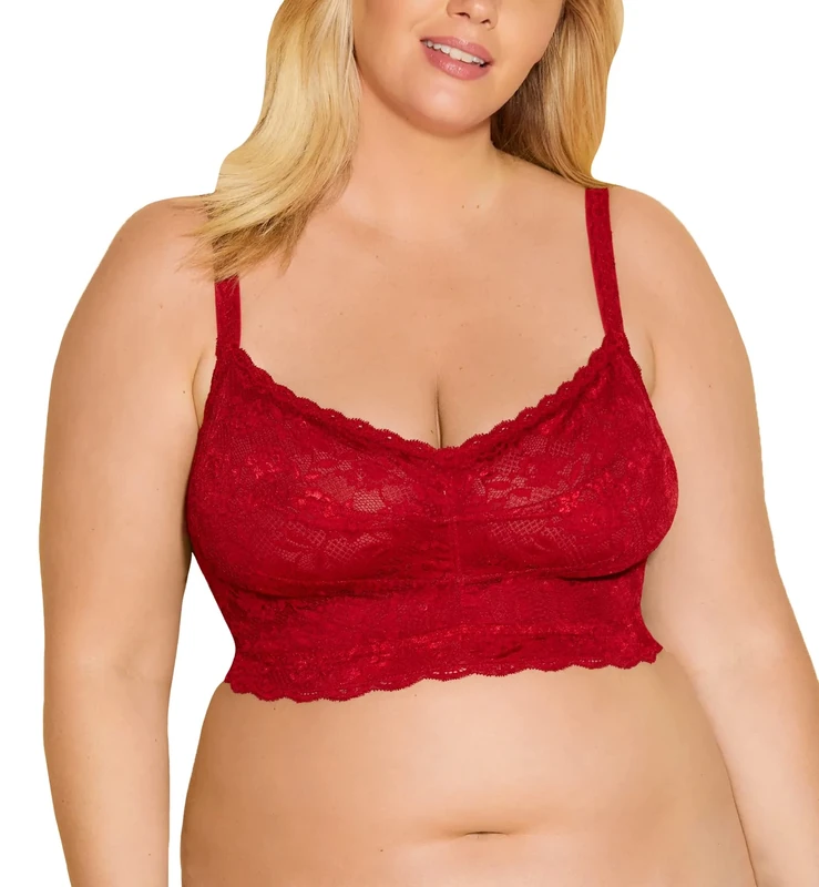 Cosabella Women's Say Never Ultra Curvy Sweetie Bralette, Sindoor Red, S