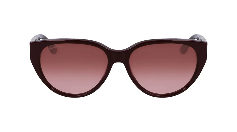 Lacoste Women's Sunglasses L985S - Dark Red with Gradient Burgundy Rose Lens