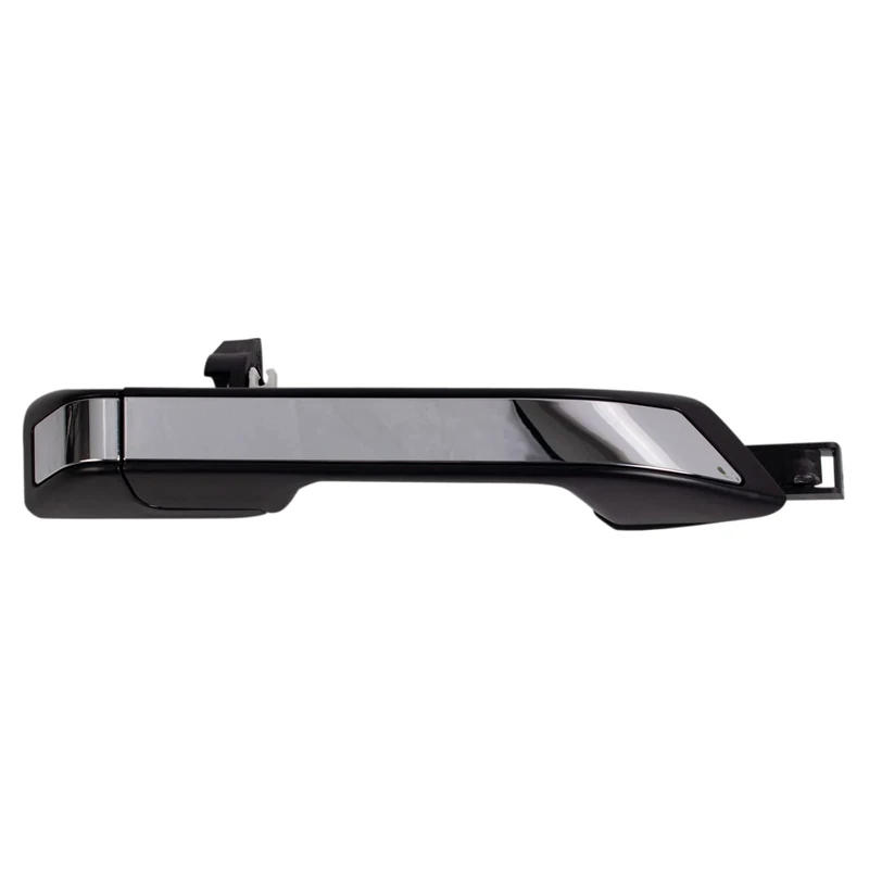 TRQ Rear Right Exterior Door Handle Chrome & Black Passenger Side Compatible with 2011-2017 Honda Odyssey - Image 1