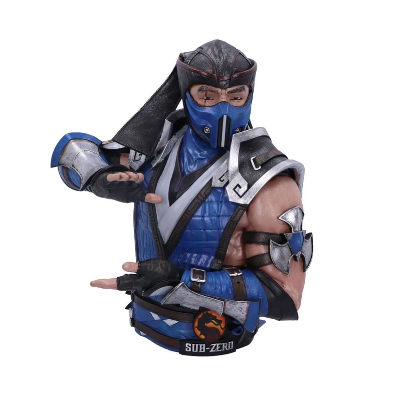 Nemesis Now Officially Licensed Mortal Kombat Sub-Zero Bust, Blue, 29cm
