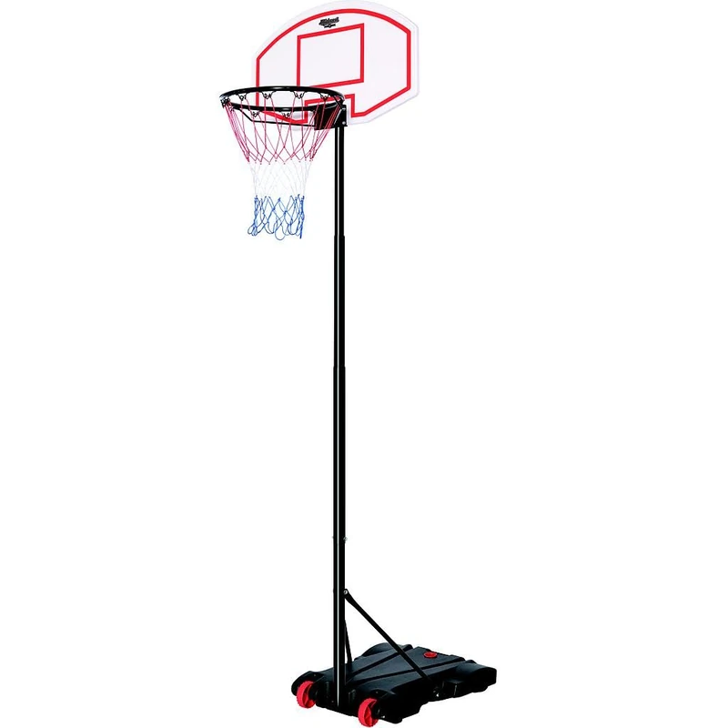 Midwest Junior Basketball Stand (5ft - 8ft), White - Image 1