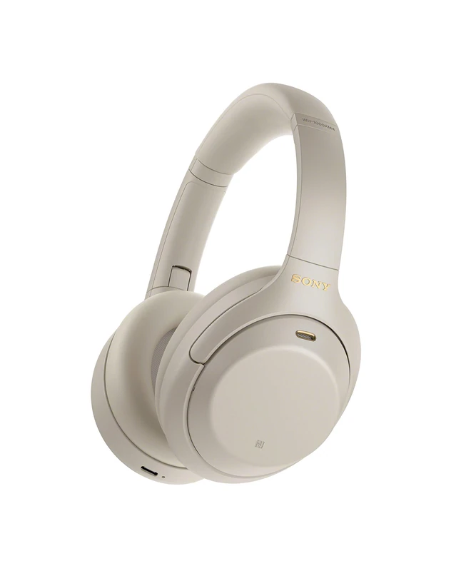 Sony WH-1000XM4 Noise Cancelling Wireless Headphones - 30 hours battery life - Over Ear style - Optimised for Alexa and the Google Assistant - with built-in mic for phone calls - Silver (Renewed)