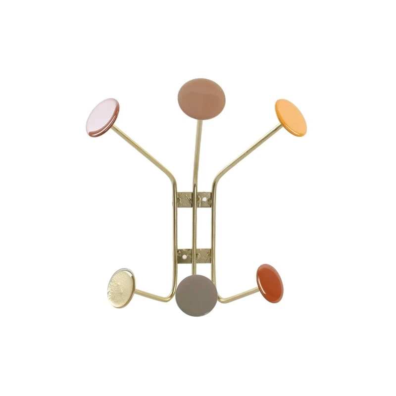 DKD Home Decor Wall Coat Rack, Standard