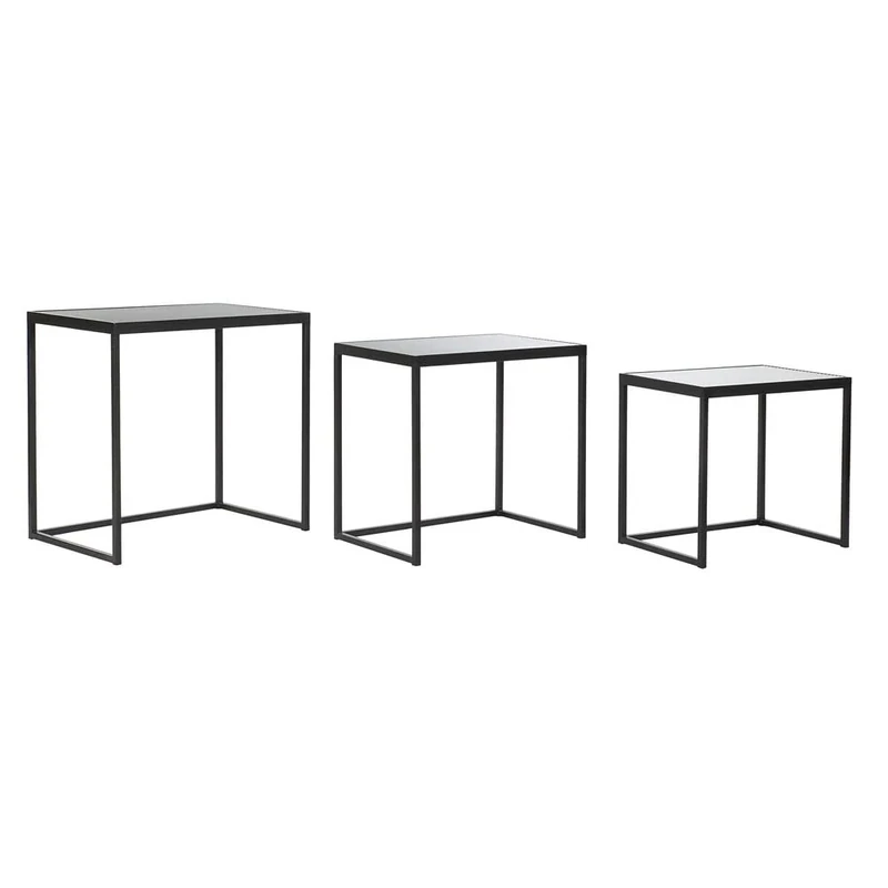 DKD Home Decor Set of 3 Tables, Standard