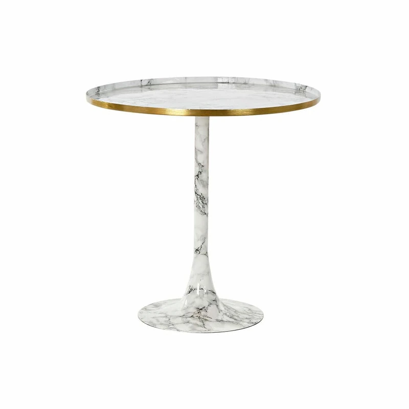 DKD Home Decor Side Table, Aluminium, Standard