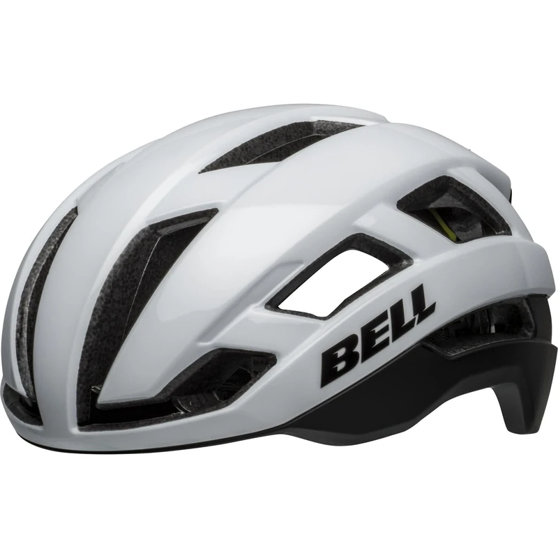 Bell Falcon XR LED MIPS Road Helmet 2023: Matte/Gloss White/Black S 52-56cm