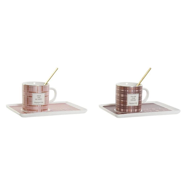 DKD Home Decor Mug with Spoon, Standard