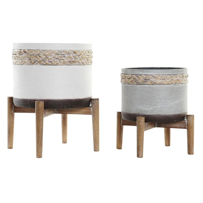 DKD Home Decor Plant Pot Set, Standard