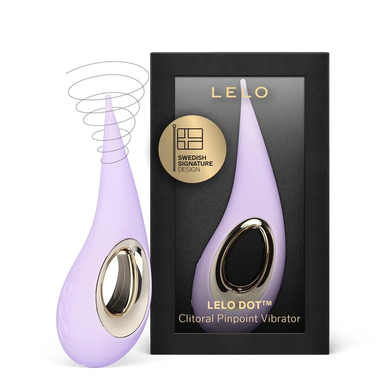 LELO DOT Clitoral Pinpoint Vibrator for Women, Adult Sex Toy with Elliptical Motion and 8 Pleasure Settings, Clitoral Stimulator Adult Toy, High Frequency Personal Vibrator and Clit Toy (Lilac)