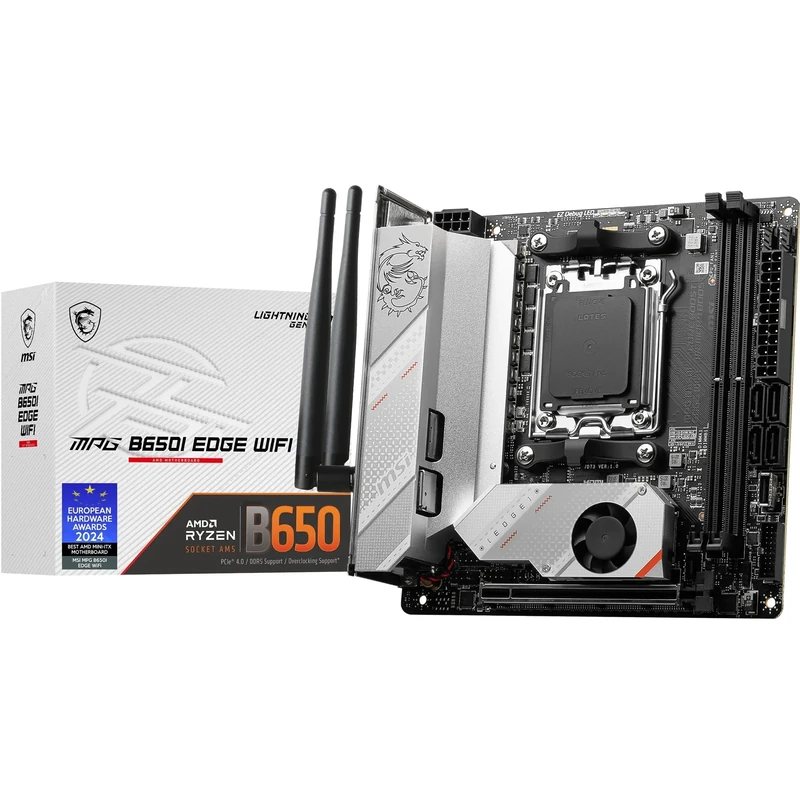 MSI MPG B650I EDGE WIFI Motherboard - Ryzen 7000, DDR5, Wi-Fi 6E