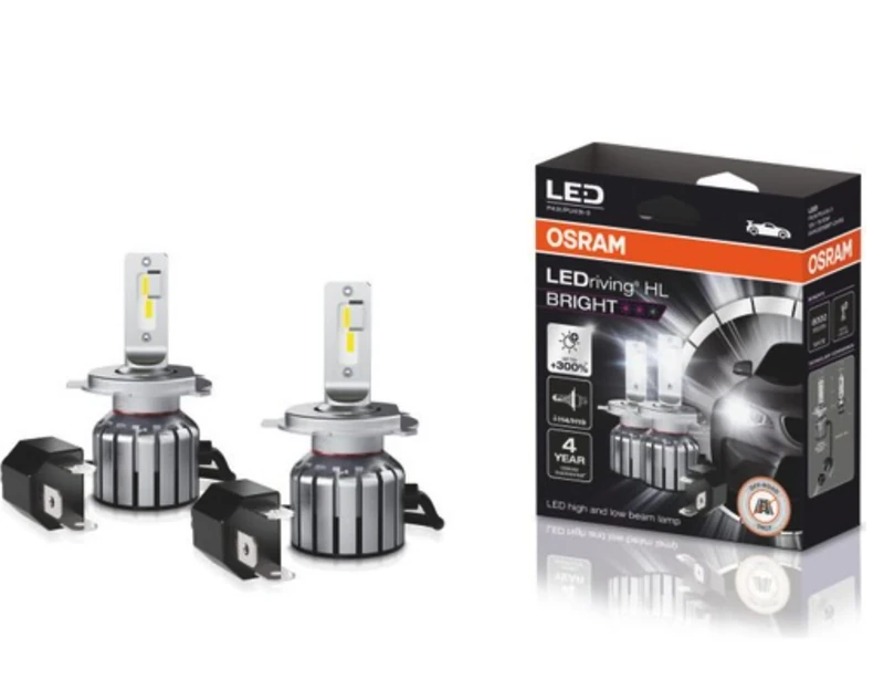 OSRAM Ledriving Hl Bright H4/H19, white