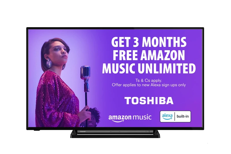 Toshiba 43UK3C63DB 109.2 cm (43") 4K Ultra HD Smart TV Wi-Fi Black