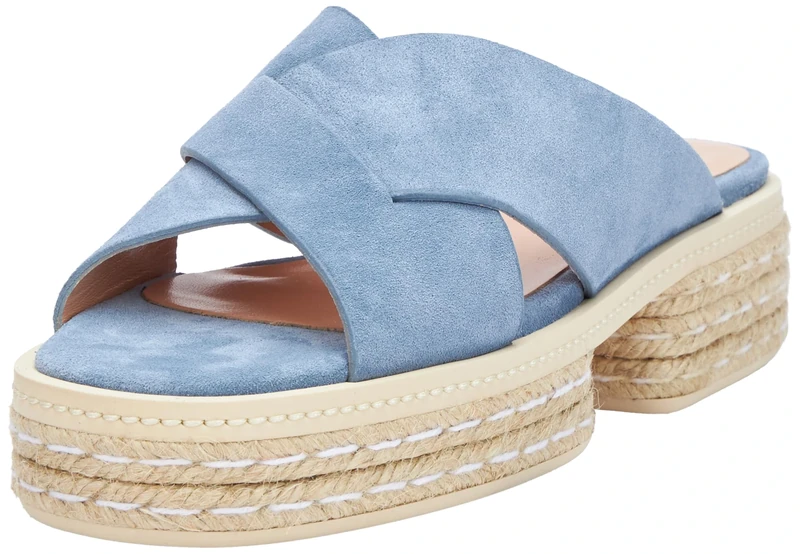 Pollini Women's Sa28525j0gth0712 Mule, Sky, 7 UK