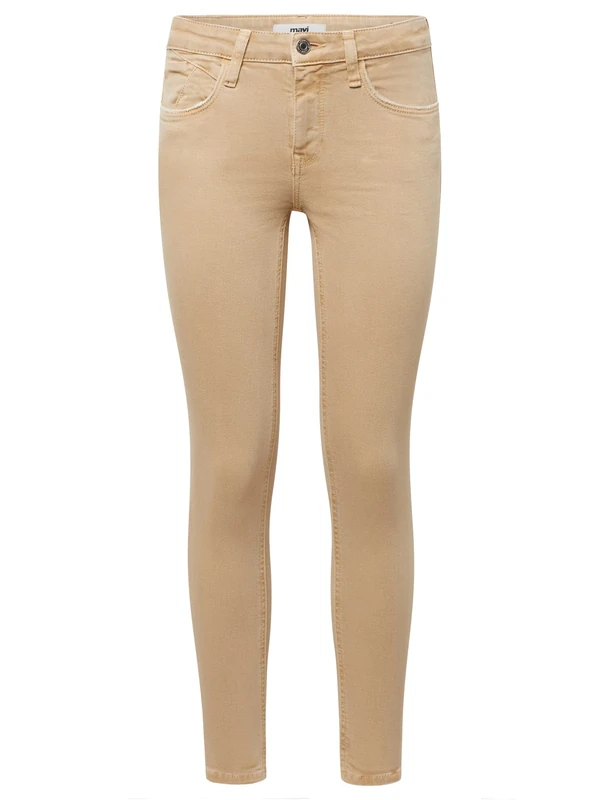 Mavi Women's Adriana Jeans, Beige, 28W x 30L