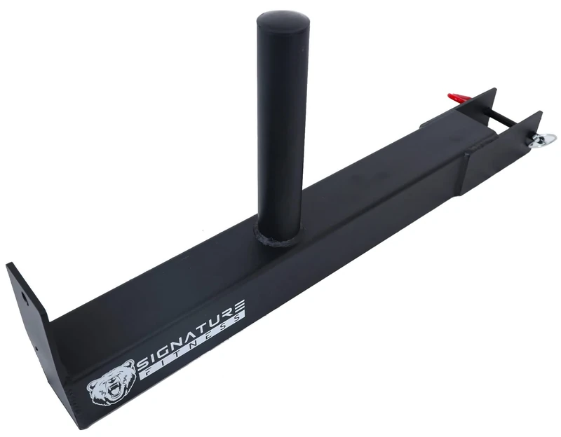 Signature Fitness SF-3 1,500 Pound Capacity 3” x 3” Power Cage Squat Rack, Includes J-Hooks and Safety Straps, Other Optional Accessories, Lever Arm