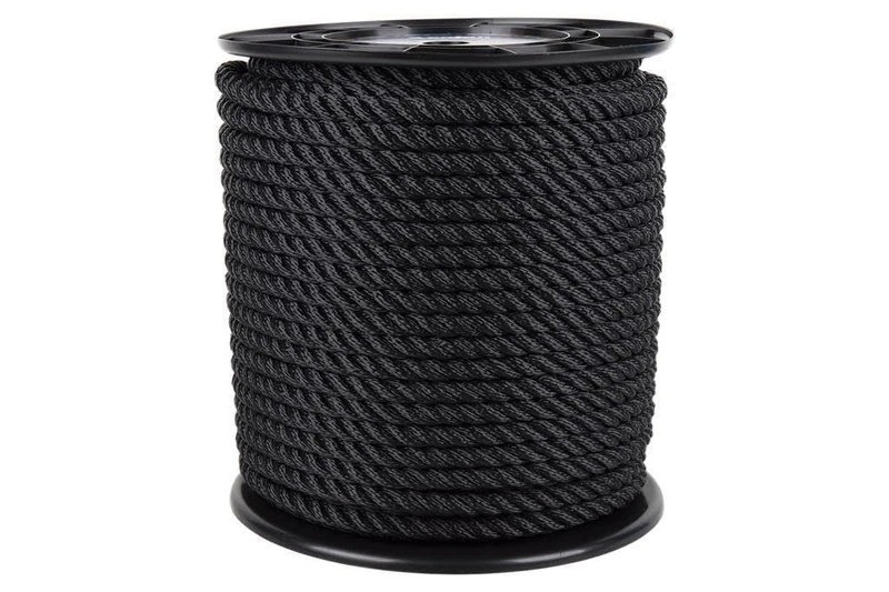 COFAN 8101261 Carrete Cabo De Amarre 16 mm 100 M Black for DIYers & professionals, designed for repair, installation and workshop tasks, 16 mm, black