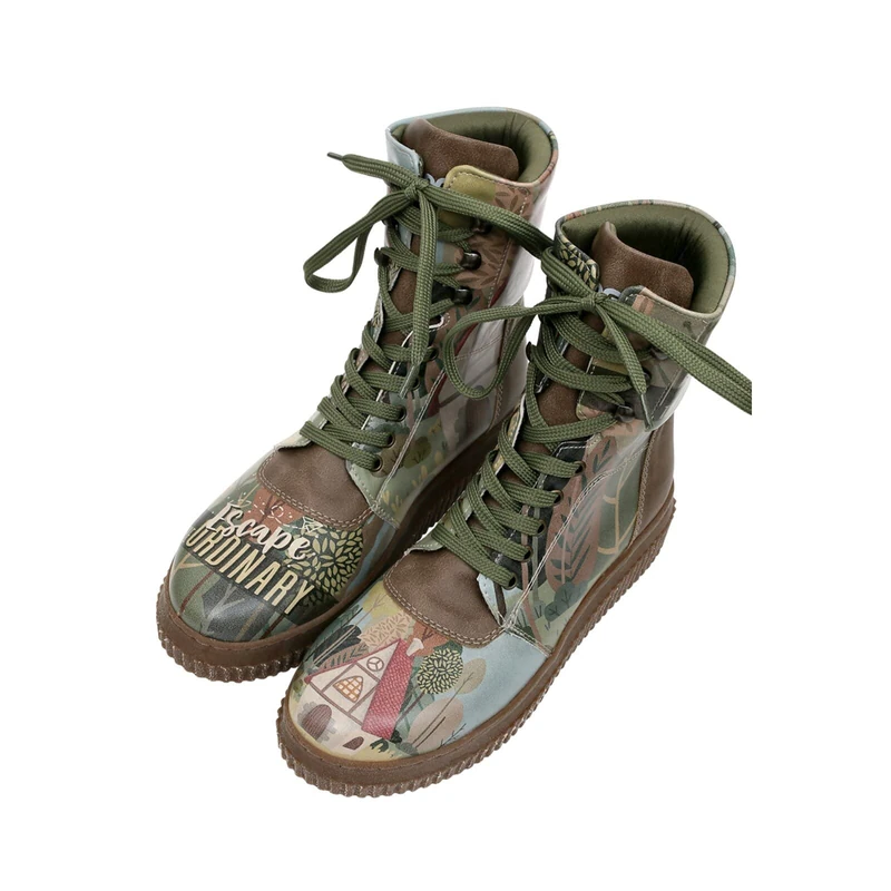 DOGO Women's Future Fashion Boots, Vert, 7 UK