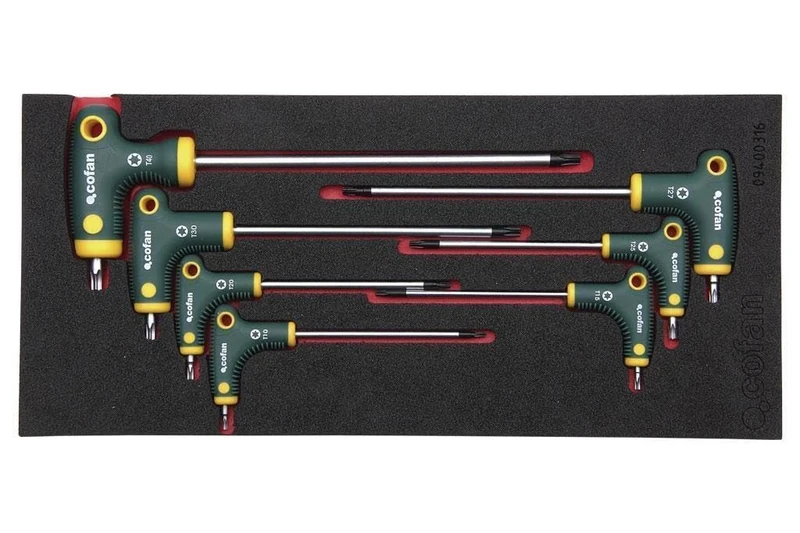 COFAN 09400425 Module (1/3 Cajon) DEST- "t" Bit Torx for DIYers & Professionals, Made for Repair, Installation and Workshop tasks, Single Unit