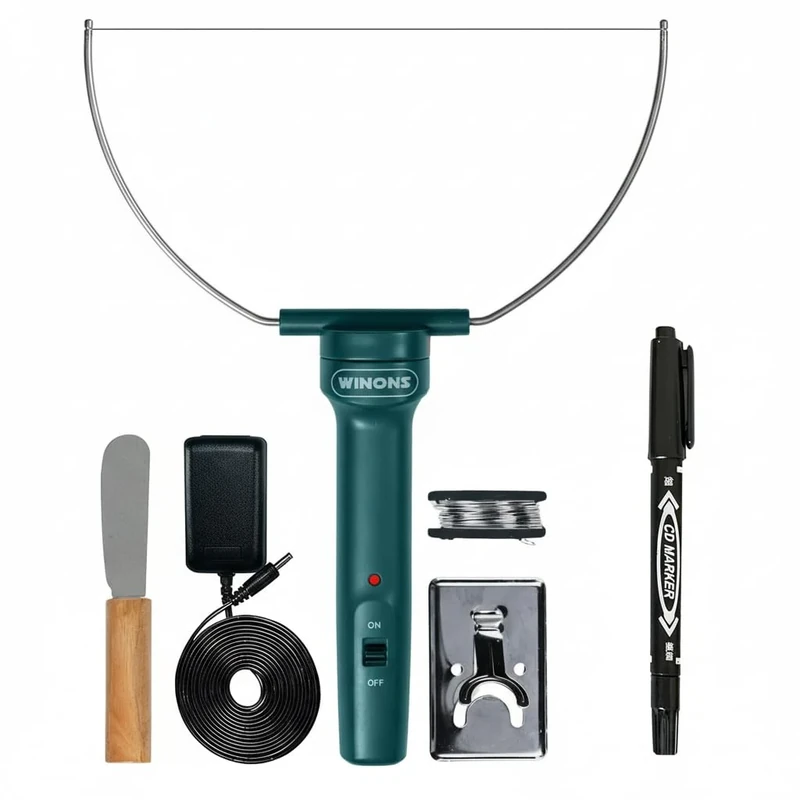 WINONS Hot Wire Foam Cutter Tool, WFC0001 Polystyrene and Styrofoam Cutter with Max. Temp. - 350°C, Hot Wire Cutting Tool for DIY Projects