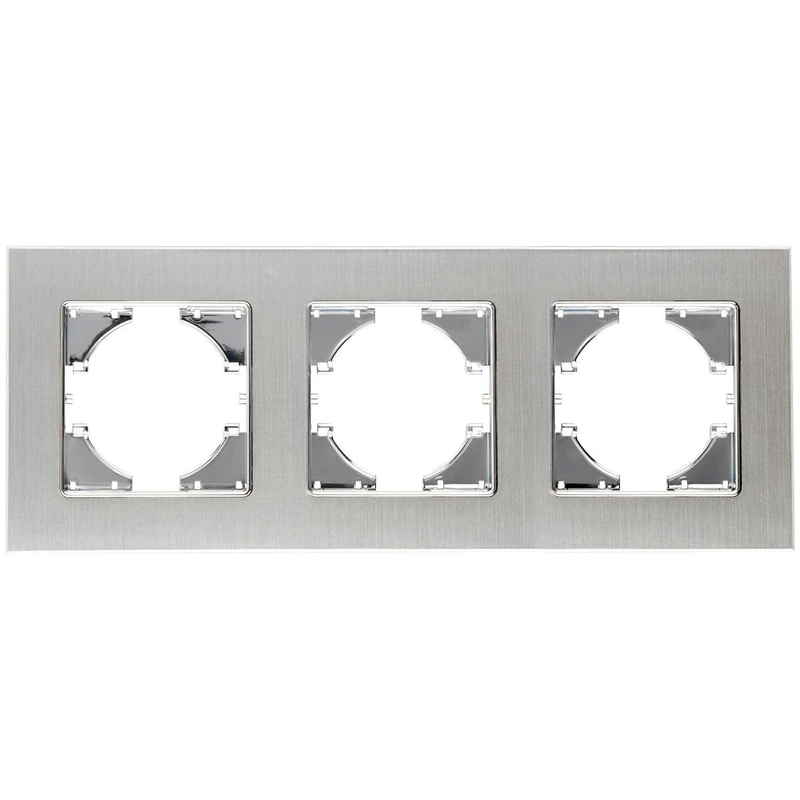 S-EMPOT.ALUMINIO Plata Marco 3ELEM.Hori