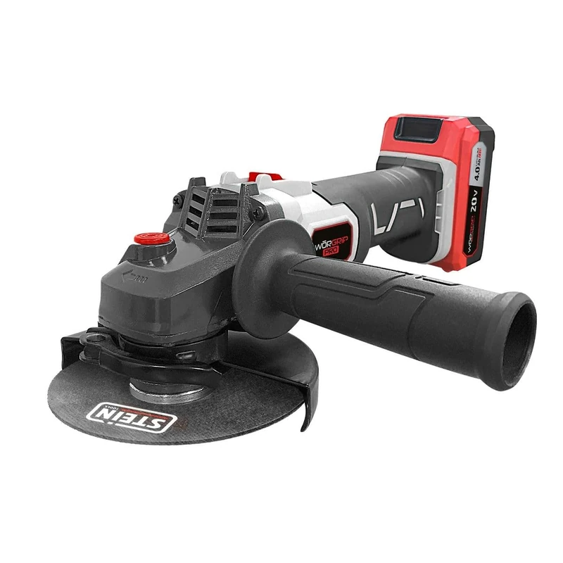 AMOLADORA 115mm. WORGRIP 20V. 1 BAT 4 Ah