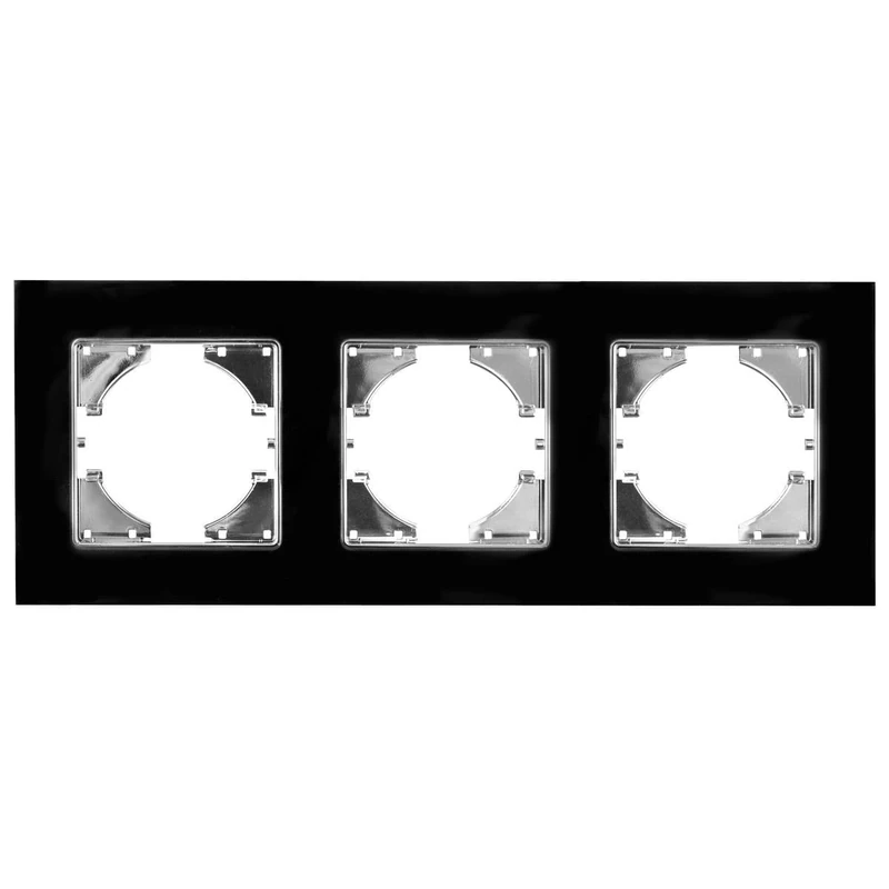 S-EMPOT.Cristal Negro Marco 3ELEM.Hori